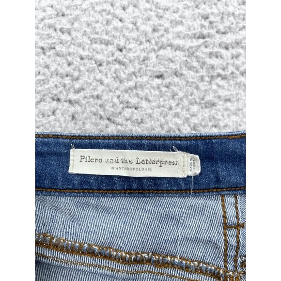 Pilcro By Anthropologie Jeans Womens 30 Medium Wash Slim Boyfriend - Picture 7 of 14